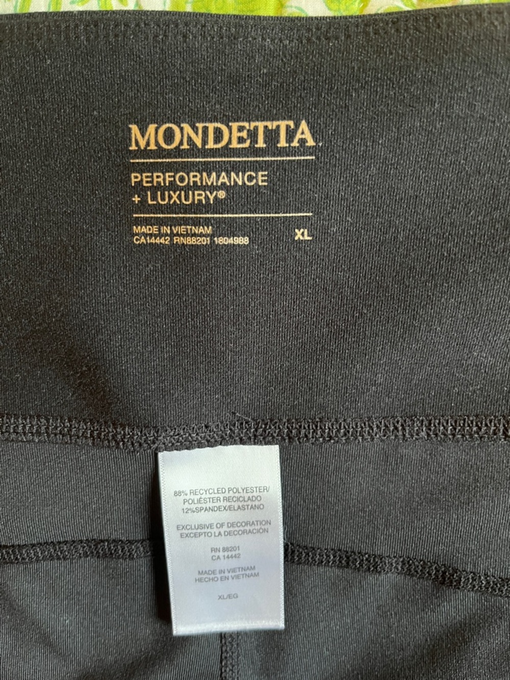 Mondetta Black Performance + Luxury Leggings